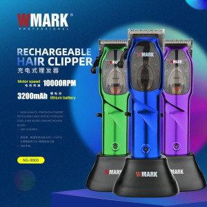 Planeta del barbero - maquina wmark 9003 inalambrica motor de 10.000RPM magnética
