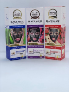Planeta del barbero - Mascarilla negra nevada
