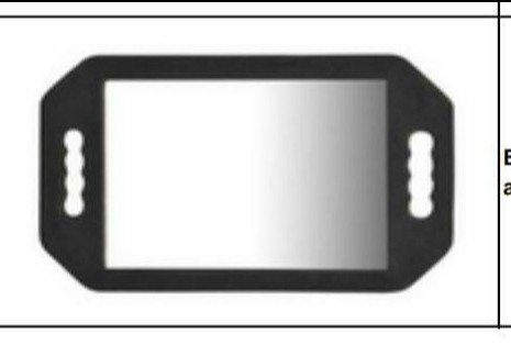 Planeta del barbero - Espejos de mano borde de fomi