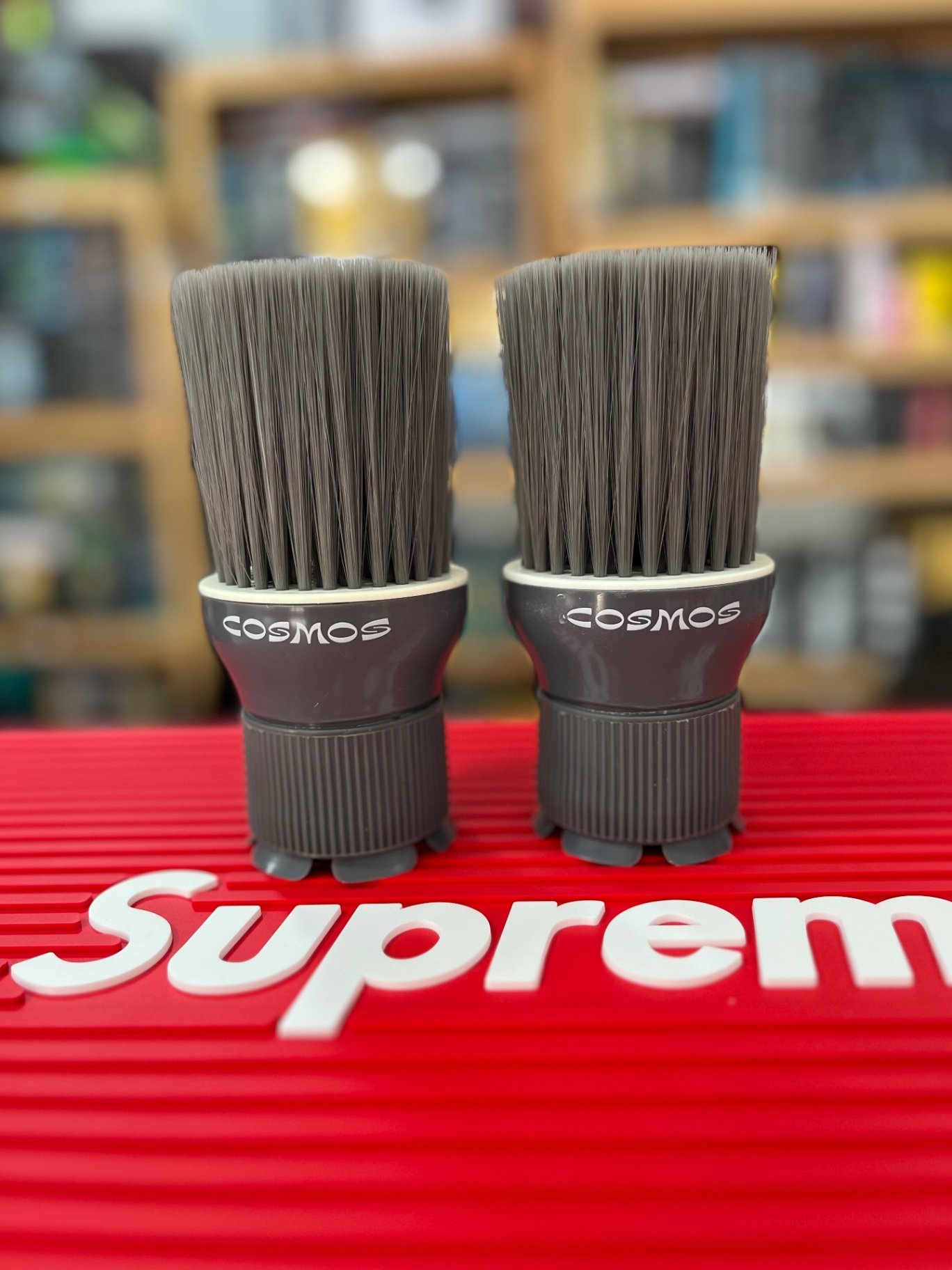 Planeta del barbero - talquera para secador