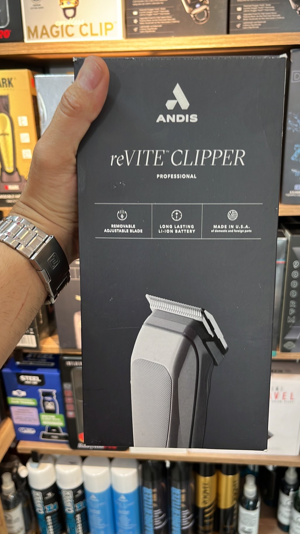 Planeta del barbero - maquina revite andis