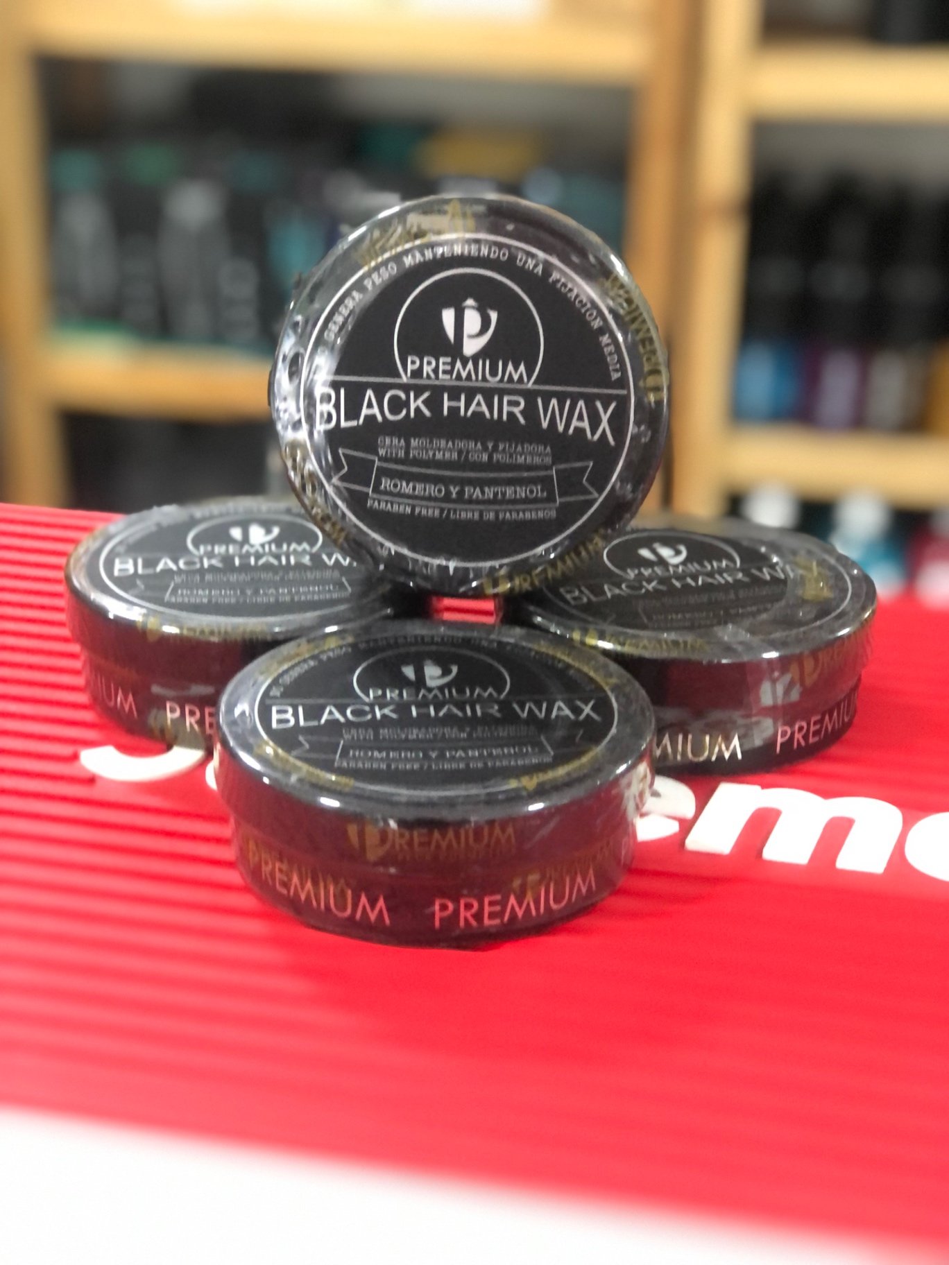 Planeta del barbero - cera premium negra