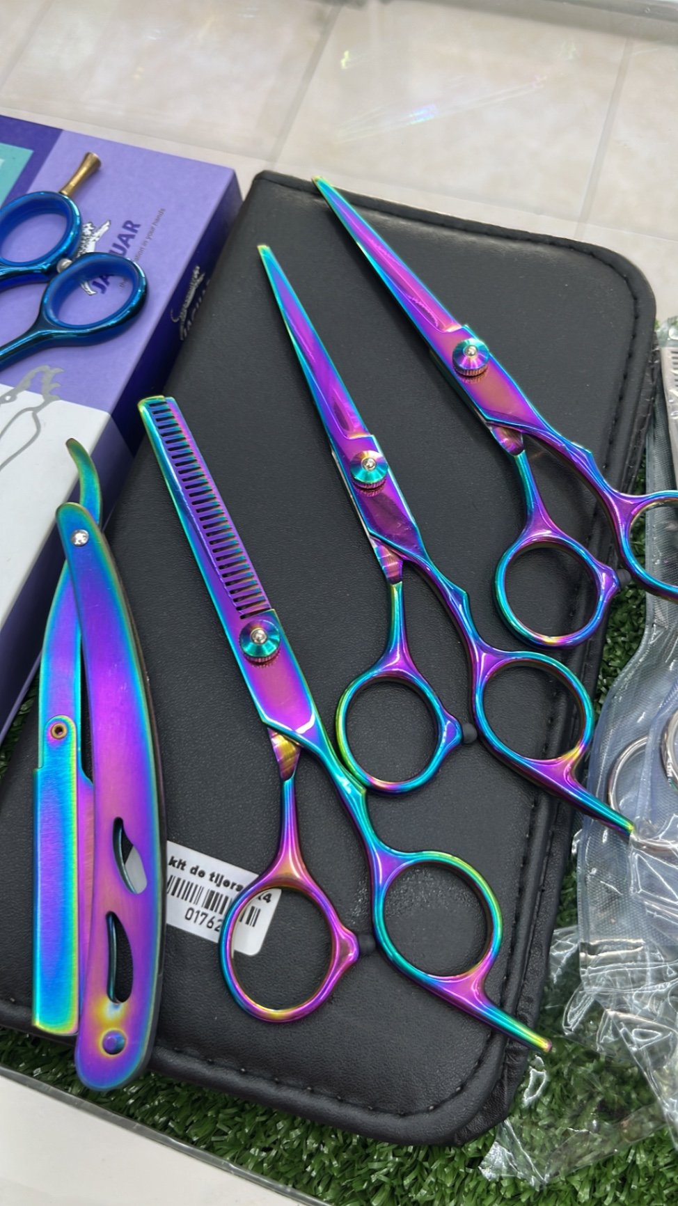 Planeta del barbero - kit de tijeras x4