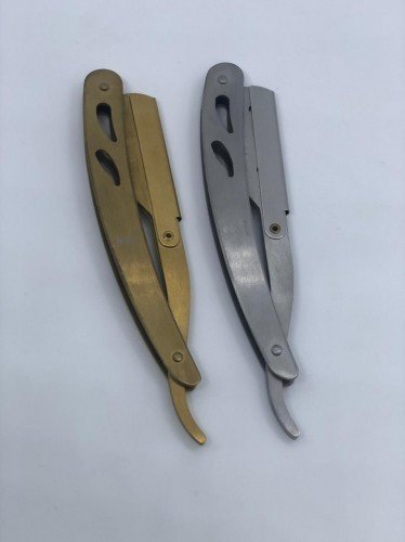 Planeta del barbero - Navaja de metal mariposa