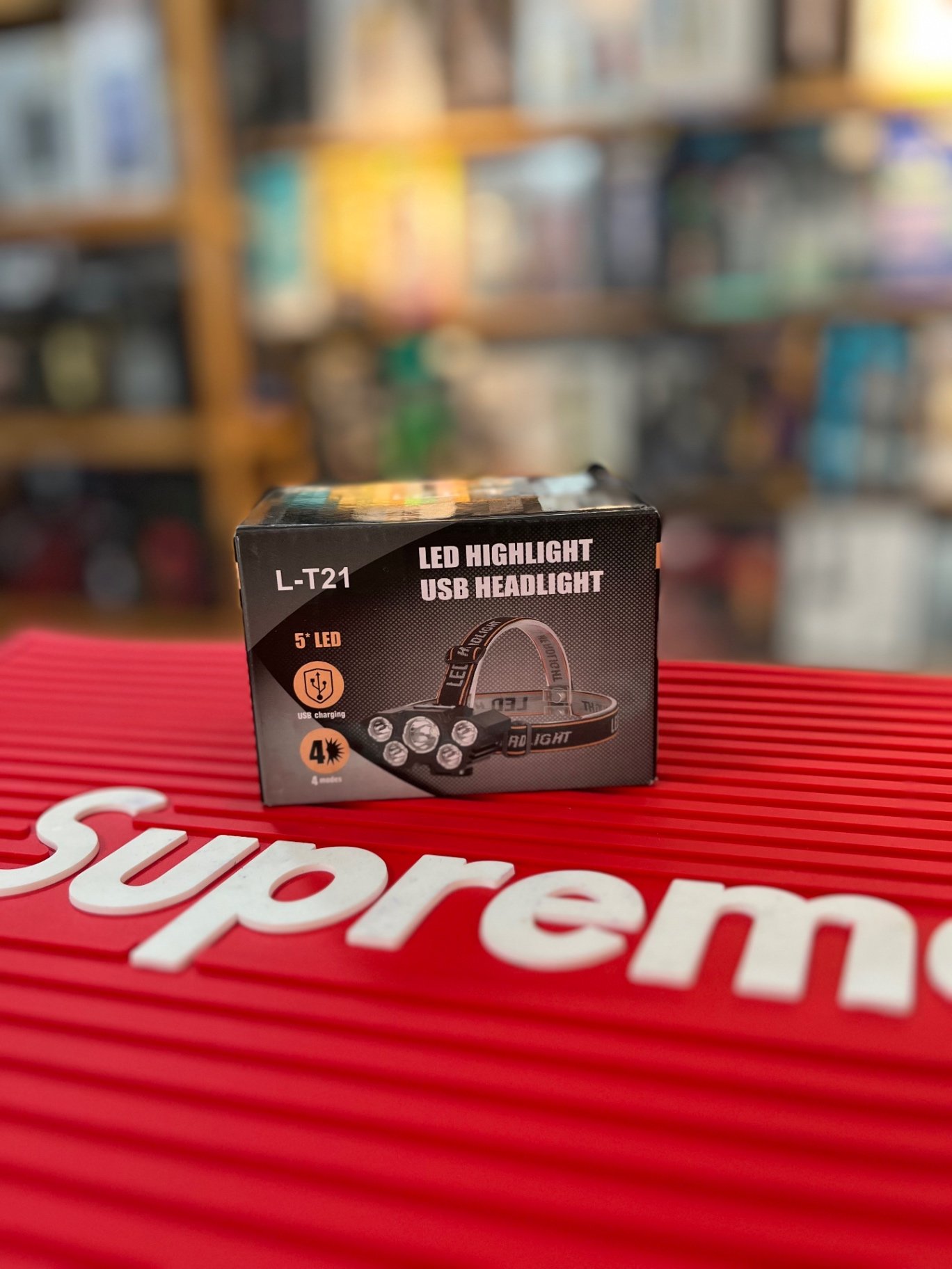 Planeta del barbero - lampara de cabeza