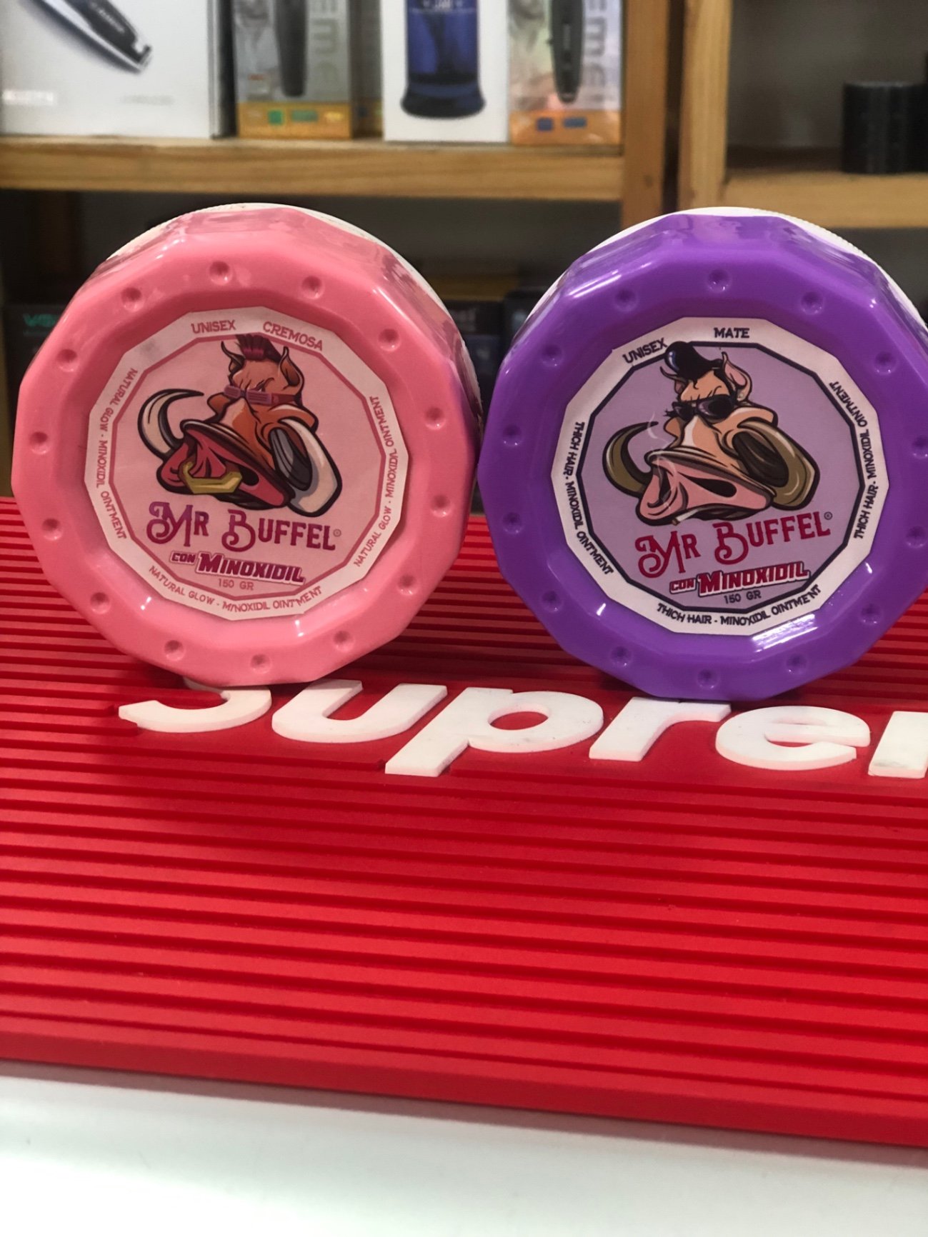 Planeta del barbero - cera mr buffel con minoxidil