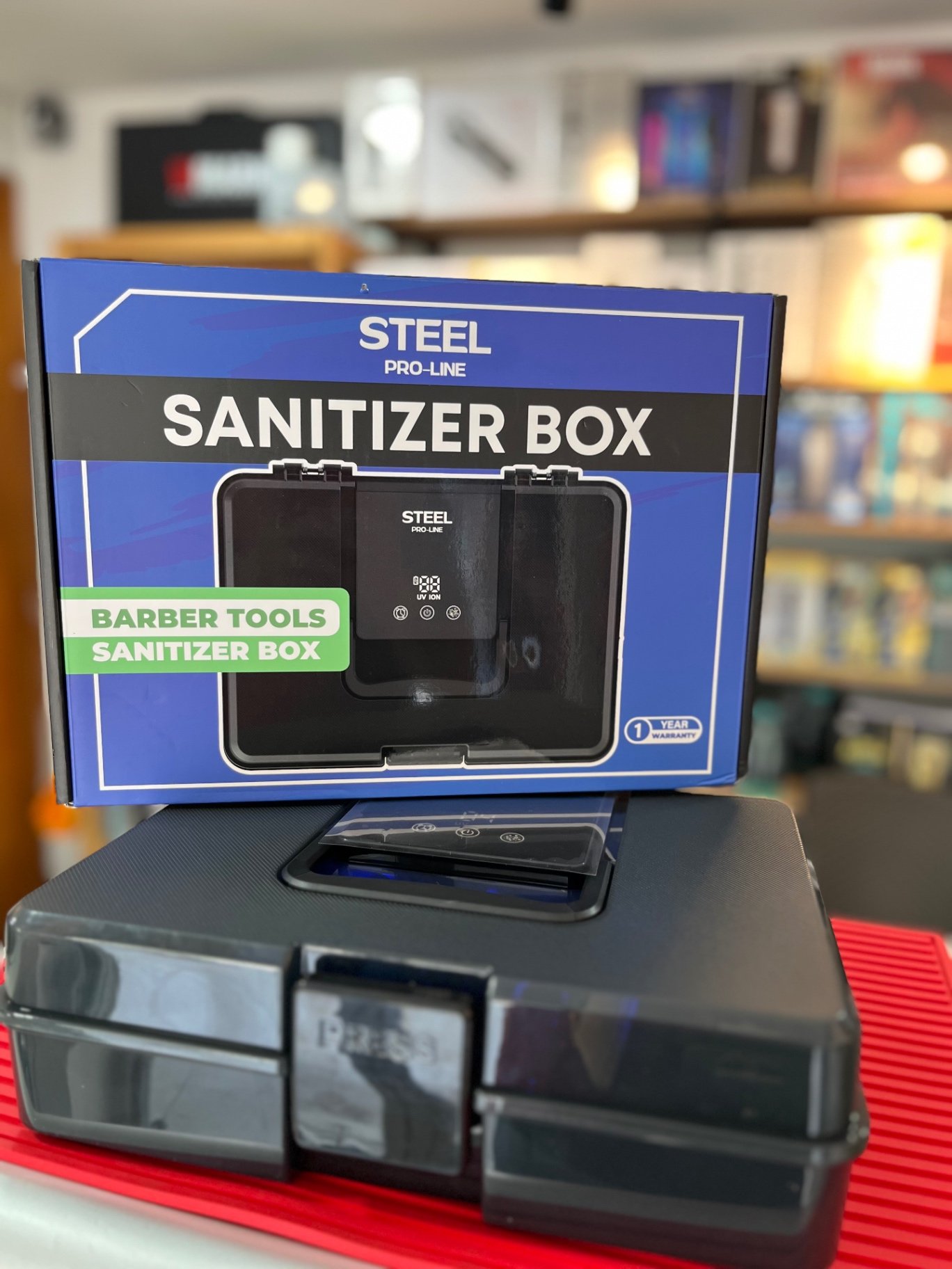 Planeta del barbero - sanitizer box steel