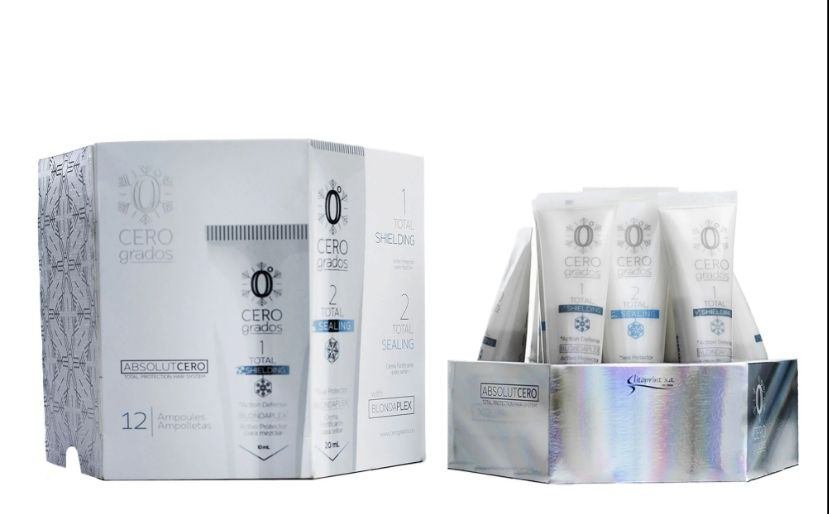 Planeta del barbero - ampollas cero grados paso 1 para decolorante de blindado