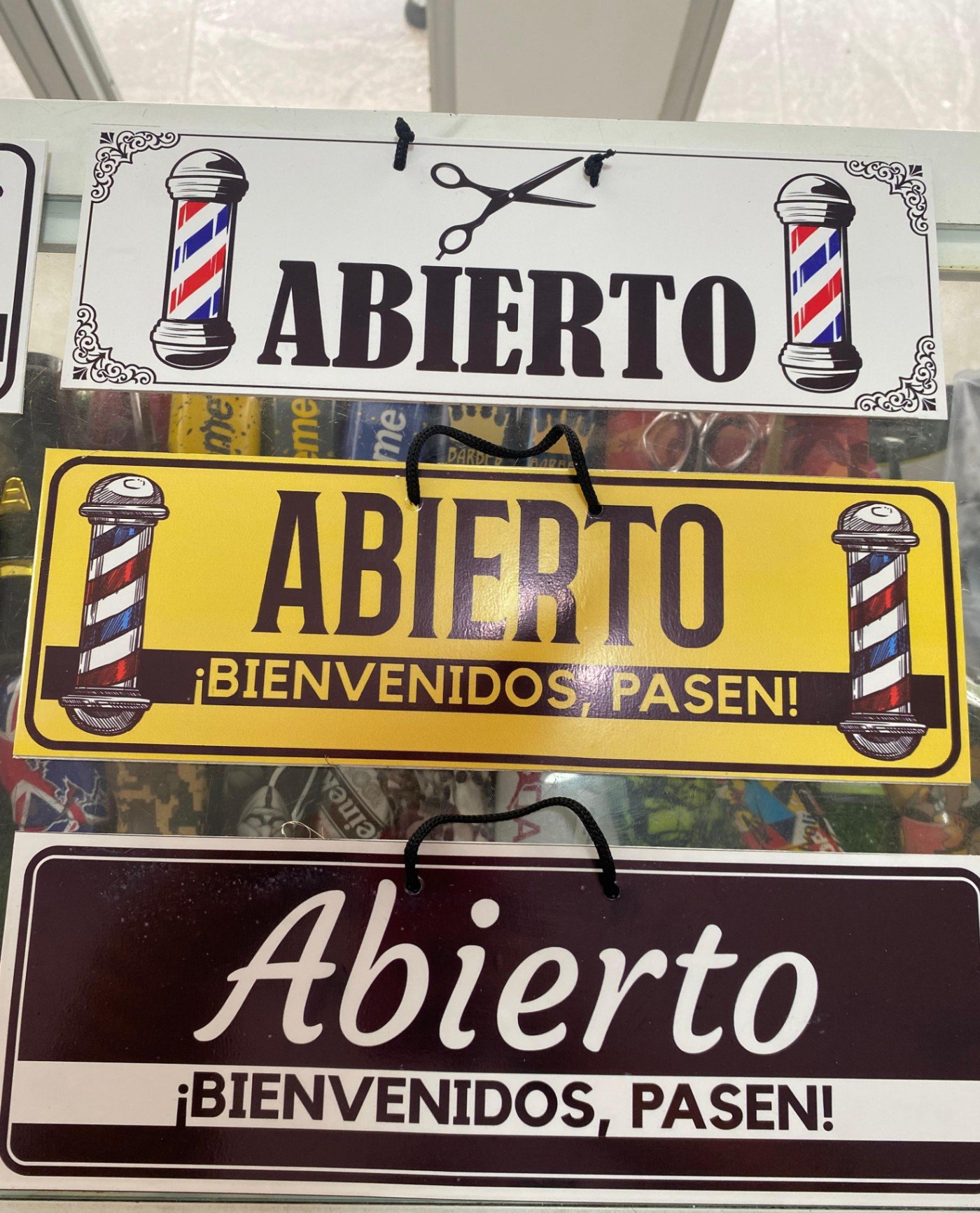 Planeta del barbero - Aviso abierto y cerrado